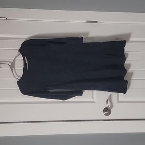 Loft Dress, Navy and Black jacquard, size 2